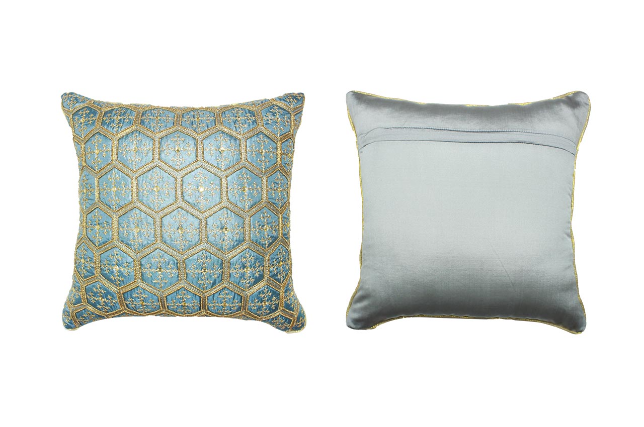 Hexa Cushion Cover (16*16 Inches)  Set of 2 Pc